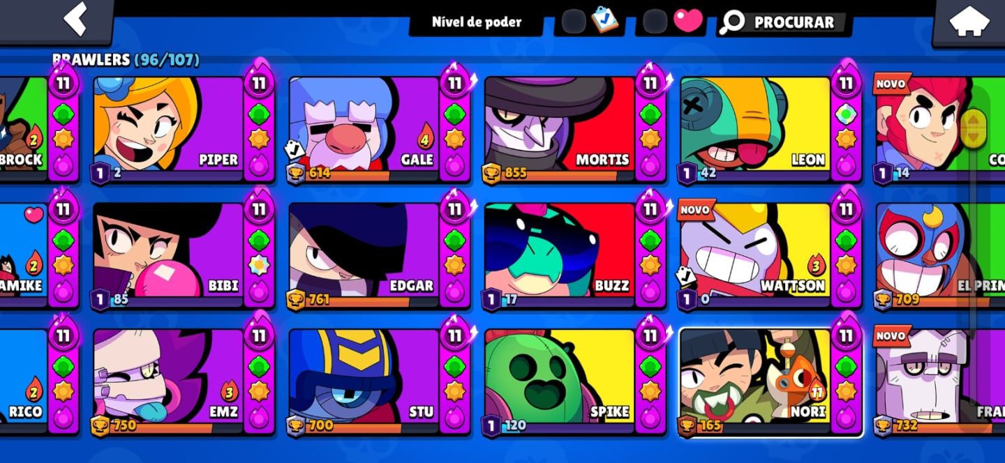 Brawl stars com super rara