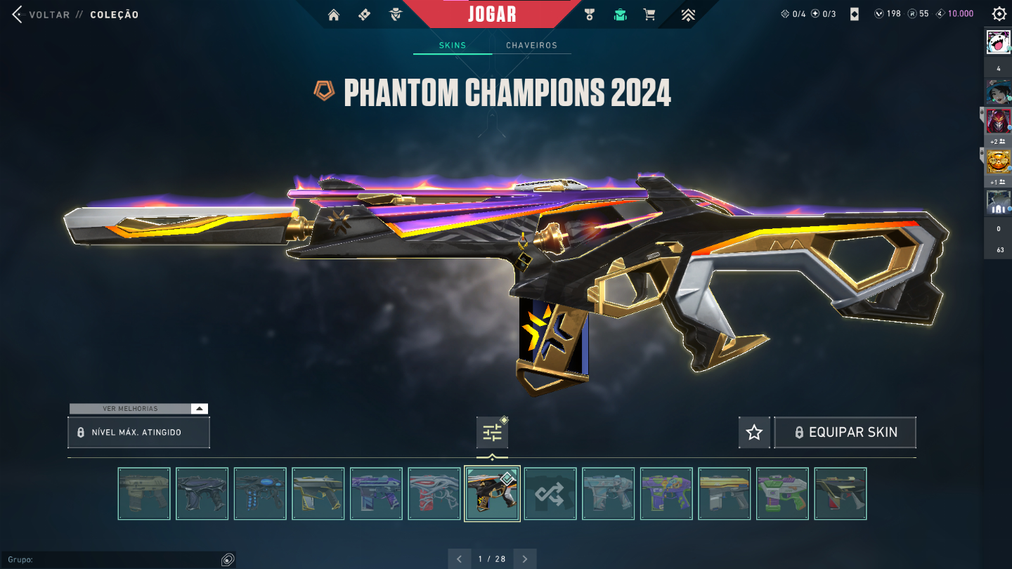 Conta Valorant mais de 14mil já gastos, quase todas as skins