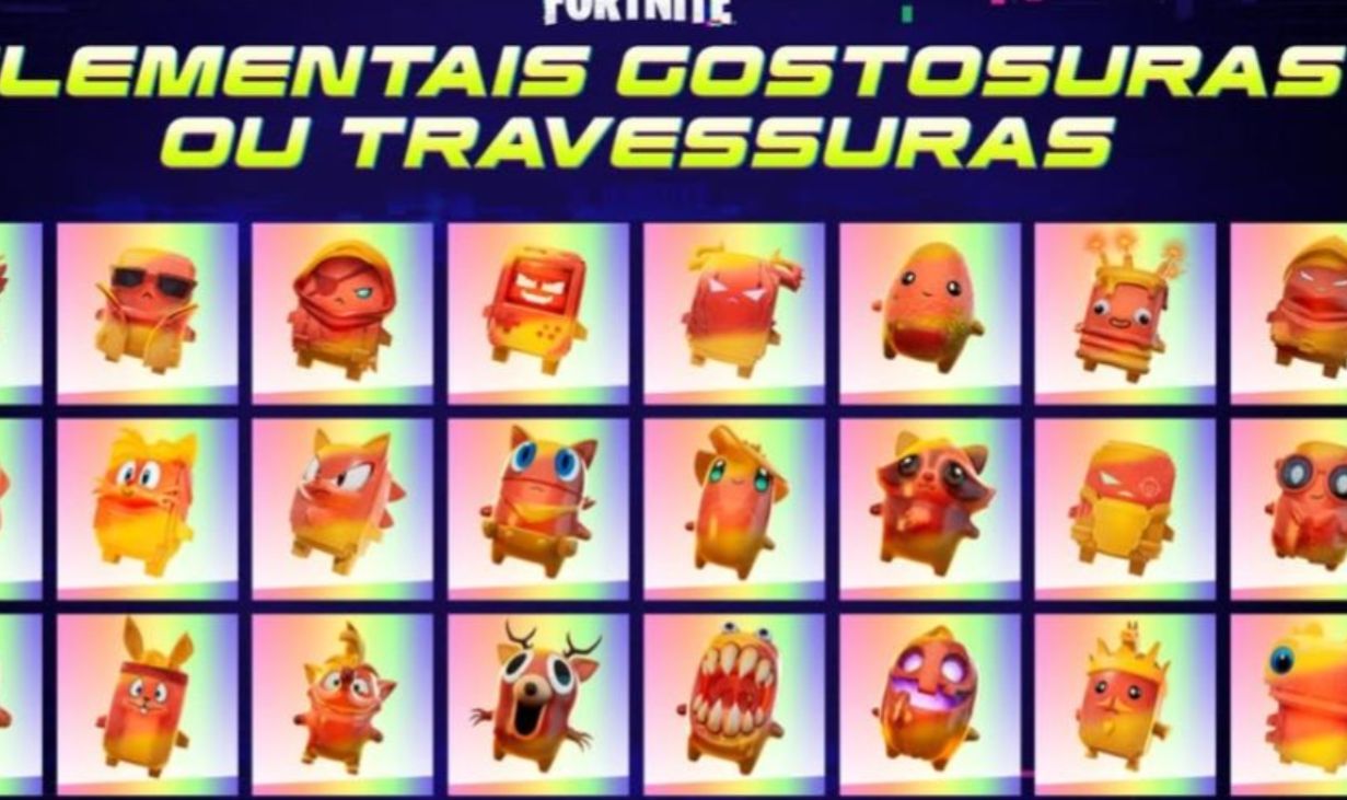 [PROMOÇÃO TODOS NOVOS ELEMENTAIS GOSTOSURAS OU TRAVESSURAS]- FORTNITE ELEMENTAL