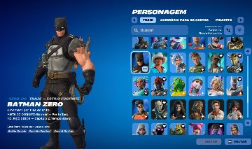 >>Conta Fortnite | 104 Skins | Batman Zero | Entrega automática!