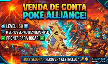 Contas Level 150+ - Poke Alliance (PKA) - Servidores