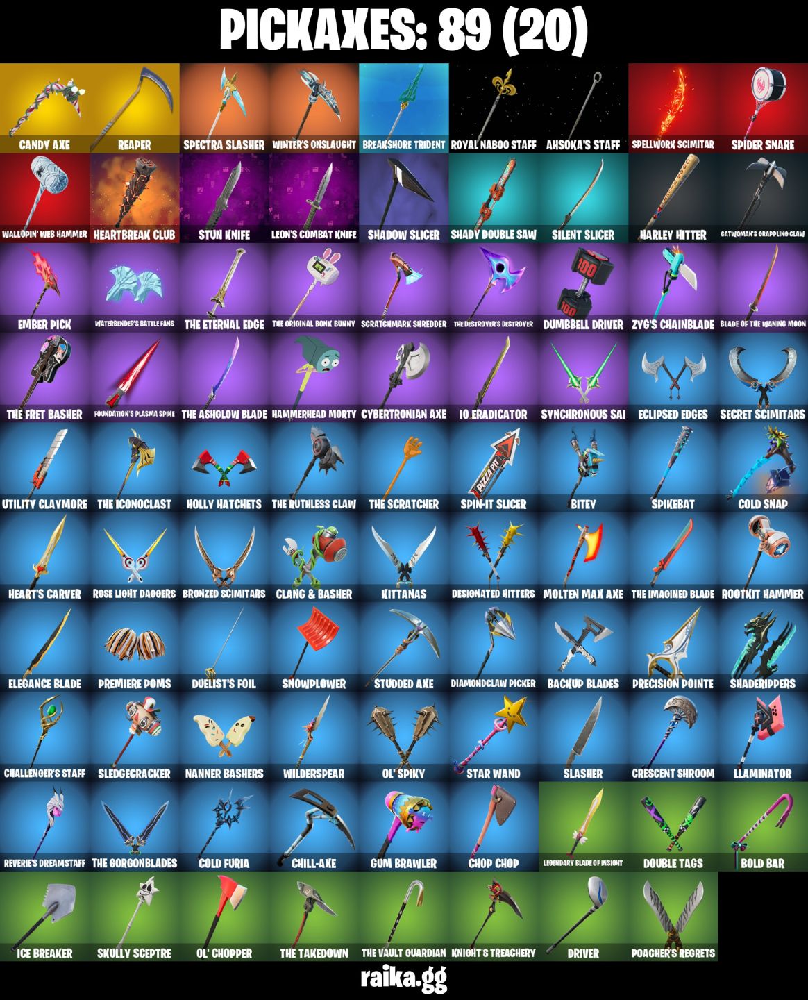 CONTA FORTNITE COM 83 SKINS SPIDER MAN/DROOPY/OLD SNAKE/RED KNIGHT/RAP BOY/