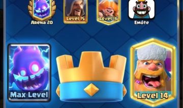 Conta Clash Royale Arena 20 | 7.9k Troféus | todas as cartas | 52 Emotes