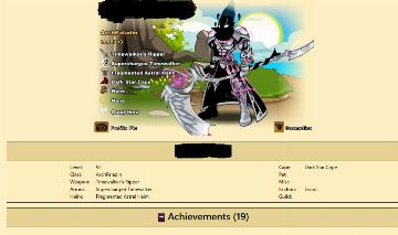 CONTA DE AQW LVL 93 CRIADA EM 2010 (E-MAIL ALTERÁVEL)