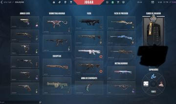CONTA VALORANT FULL ACESSO (3 k GASTOS) Skins na desc