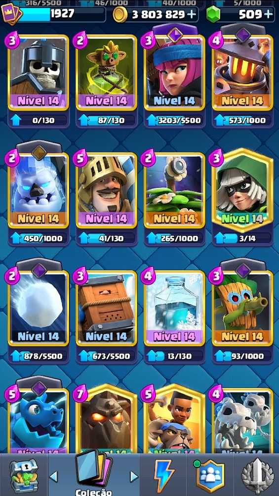 CONTA DE CLASH ROYALE | 13K TROFEUS 17 EVOLUÇÃO E 3 HEROI COM MAIOR CAMPEÃO |