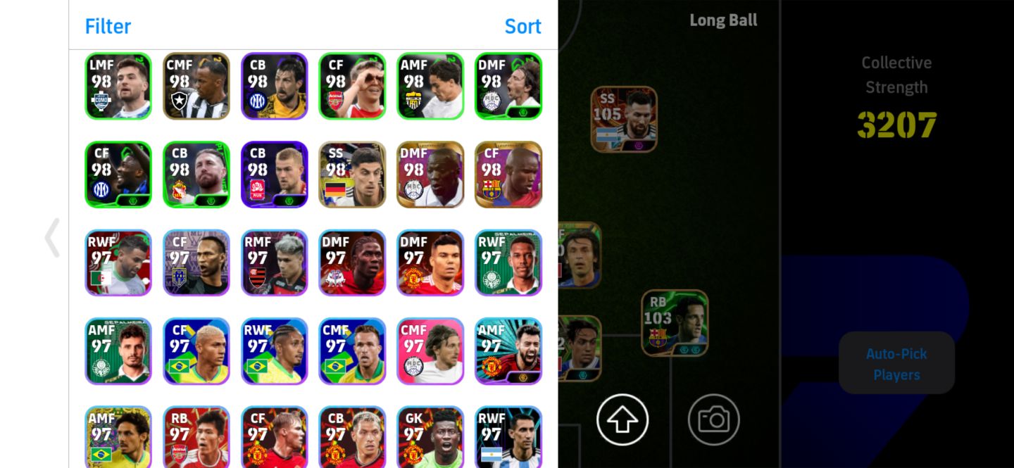 Conta Efootball Mobile RARA, RARÍSSIMA (Konami ID perdido, somente Game Center)