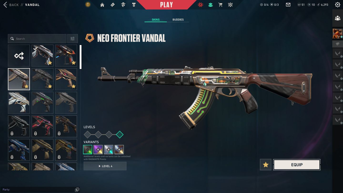 Promoção! 2K Gastos Conta Valorant: 4 Facas + 7 Vandals + 4 Phanthons