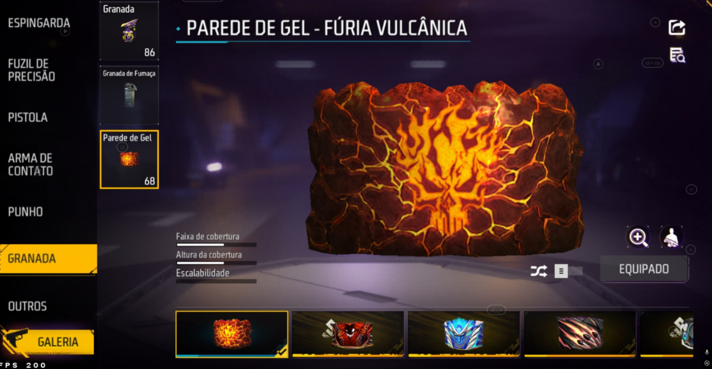 CONTA FREEFIRE GEMADA PRIME 8