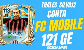 CONTA DE FC MOBILE 121 DE OVER CUSTO BENEFÍCIO