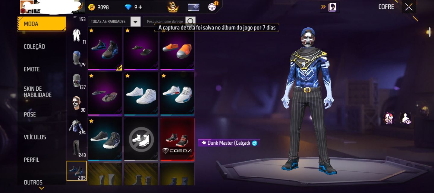 Conta de free fire com passe do thurzin e bandeirão