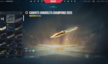 VALORANT |PACOTE CHAMPIONS 2025 + KURONAMI + KARAMBIT SUBLIME | PLATINA 1