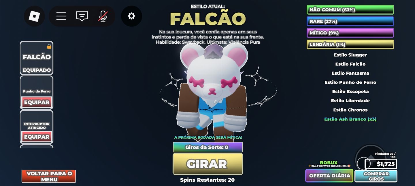ROBLOX E RARA DE BLOX FRUIT COM ITENS ANTIGOS ( PROMOÇÃO )