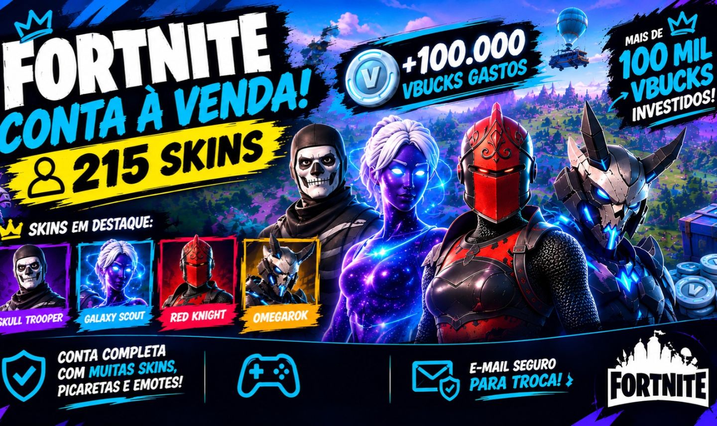 215 Skins | Skull Trooper | Galaxy Scout | Red Knight | Omegarok | Gold Mid/Bru