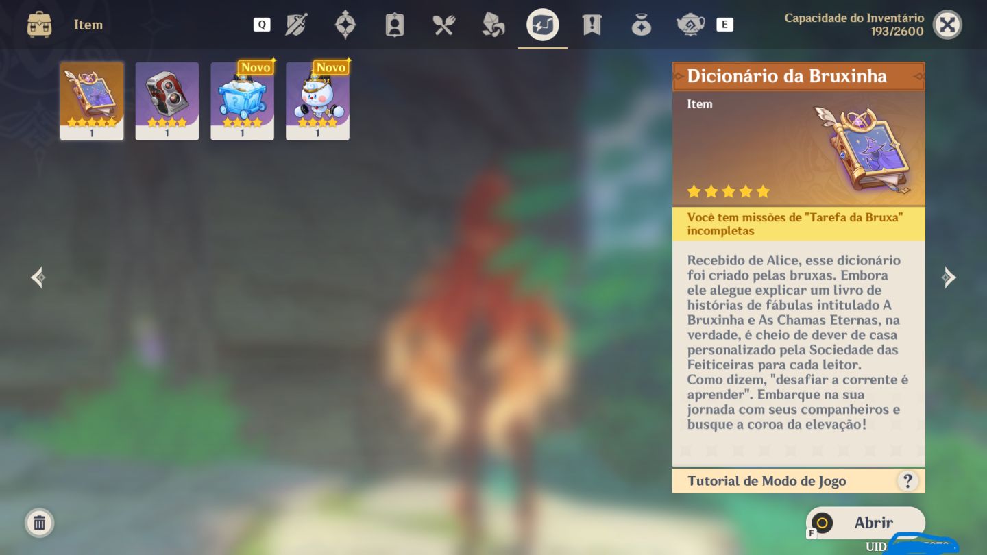 Conta Genshin Impact Mavuika+BIS