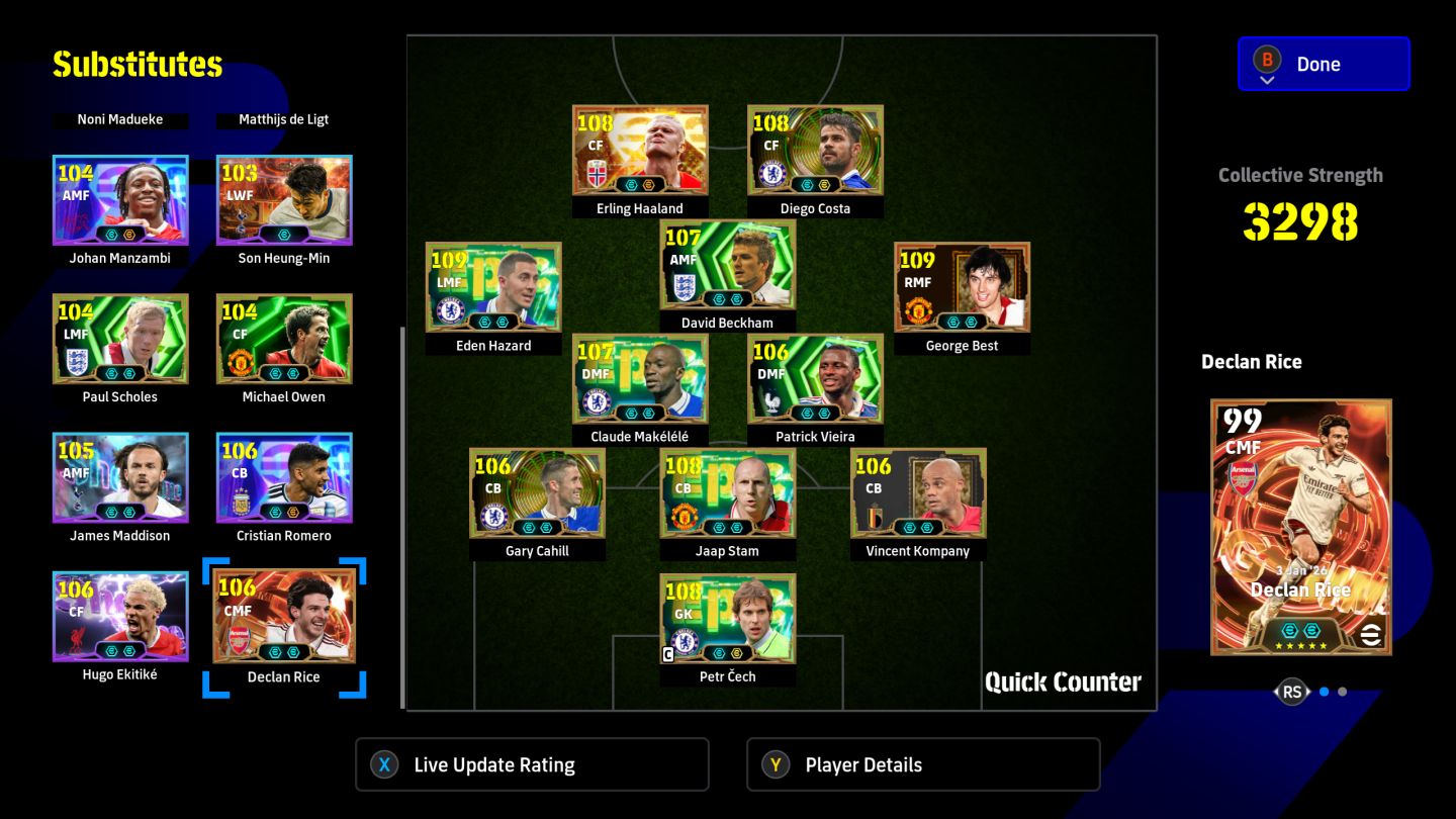 Conta Efootball Xbox / Pc Microsoft - 3352- 22 BigTime +100 Épicos + 46 ShowTime