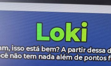 Conta com o Estilo Loki e flow goodspeed