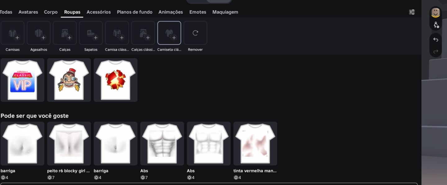 CONTA ROBLOX COMPLETA | +100 SKINS | VÁRIAS GAMEPASSES | 153 ROBUX EM CONTA.