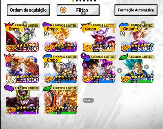 DRAGON BALL LEGENDS LR GOHAN/TRUNKS LF GOHAN FESTIVAL E LFS FORTES