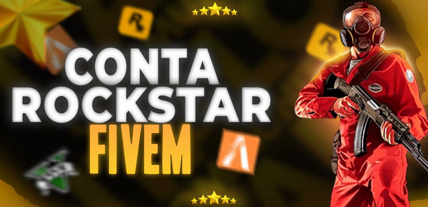 CONTA ROCKSTAR FIVEM ORIGINAL COM LICENÇA | Zero Uso + Brinde - Especial!d