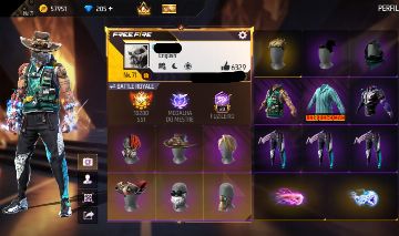Conta de free fire gemada com terceiro, quinto e setimo passe barbinha angelical