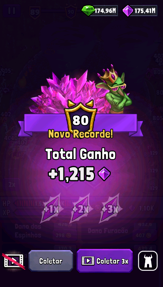 EVIL TOWER: IDLE TOWER DEFENSE | GEMAS VERDES + GEMAS ROXAS | TOP VENDAS