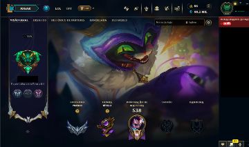 CONTA LOL | 264 SKINS | FULL CHAMP | PRATA 2
