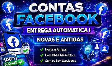 [MELHOR PREÇO] CONTAS FACEBOOK 2008 - 2025 | BM E MARKETPLACE ATIVOS