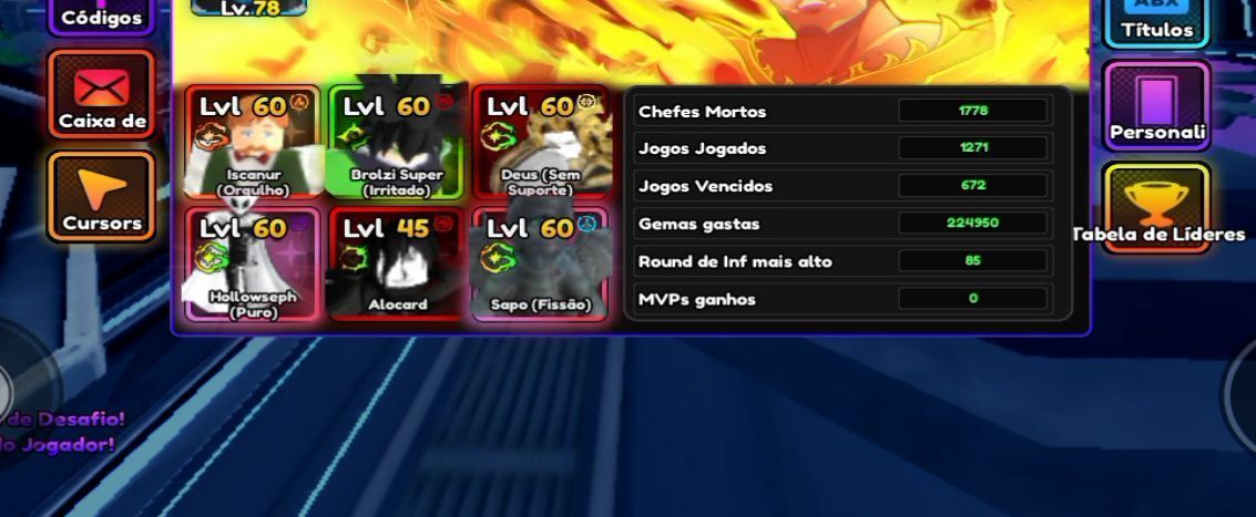 Conta Anime Vanguard Com 2 alucard um SHINY e um Normal