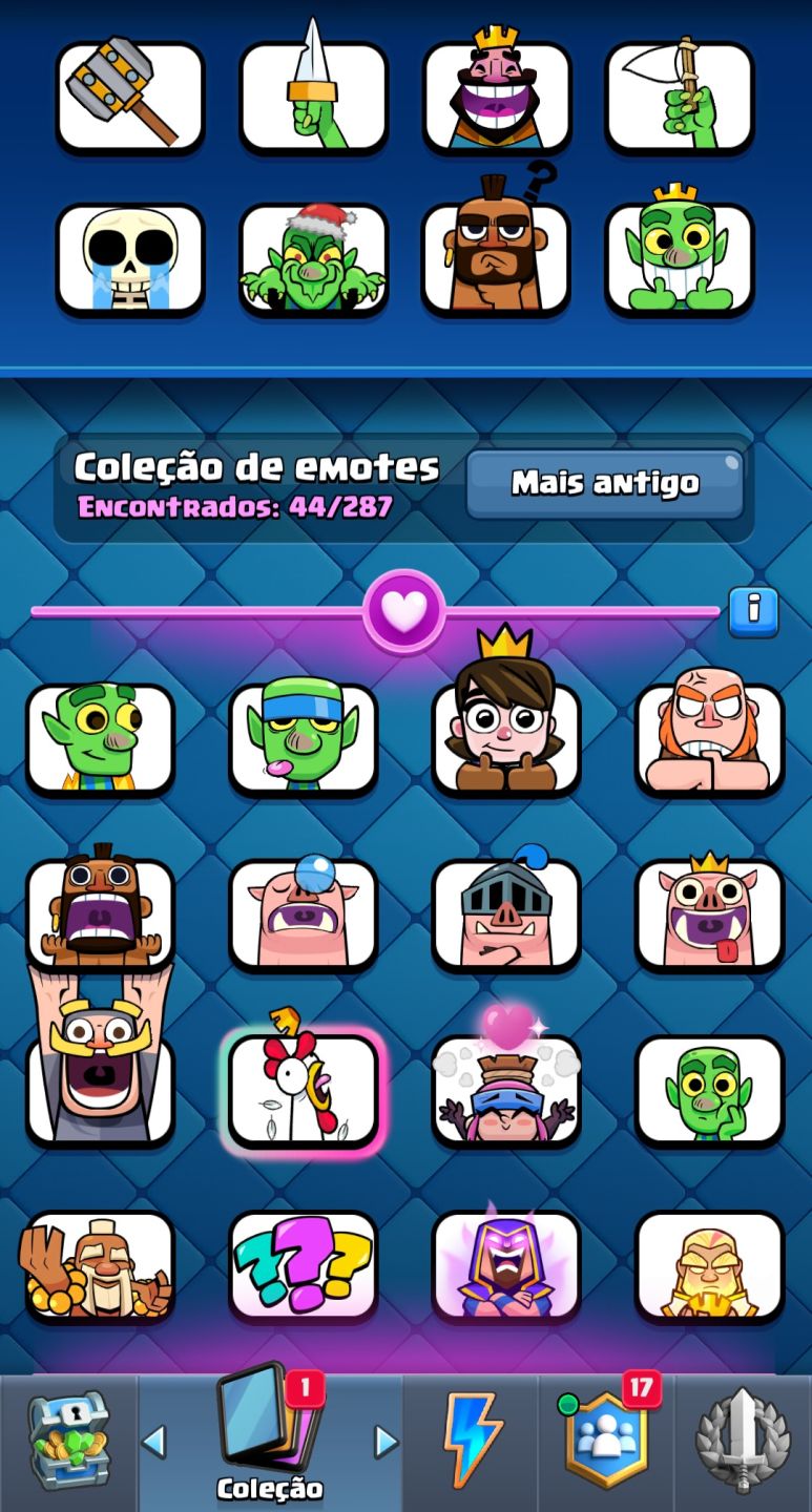 Conta clash royale +9000 troféus