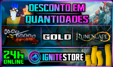 RUNESCAPE - GOLD (RUNESCAPE 3 e OLD SCHOOL) - DESCONTO EM QUANTIDADES