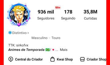 Conta Kwai Famosa e MONETIZADA