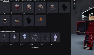 Conta de roblox upada em alguns jogos