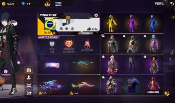 CONTA DE FREE FIRE LEVEL 68, 3 TOP CRIMINAL, PUNHO, EVOLUTIVA, MANOMAX, DRAGAO