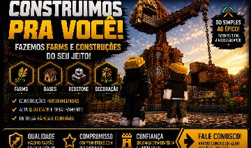 Farms, Bases e Construções no Minecraft Bedrock