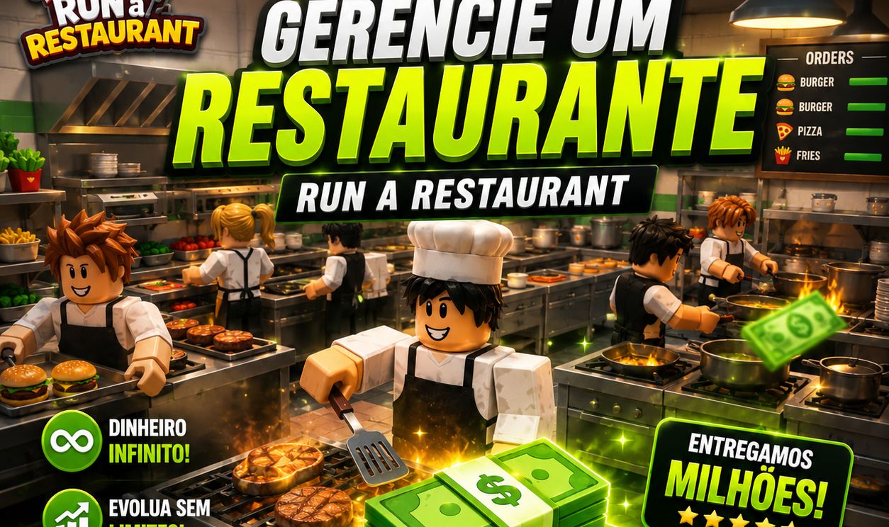 Run a Restaurant - Gerencie um Restaurante - Itens e Dinheiro [PROMOÇÃO]