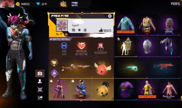 CONTA FREE FIRE GEMADA PRIME 8 / FULL RAGNAROK, FULL STREET FIGHTER E MUITO +