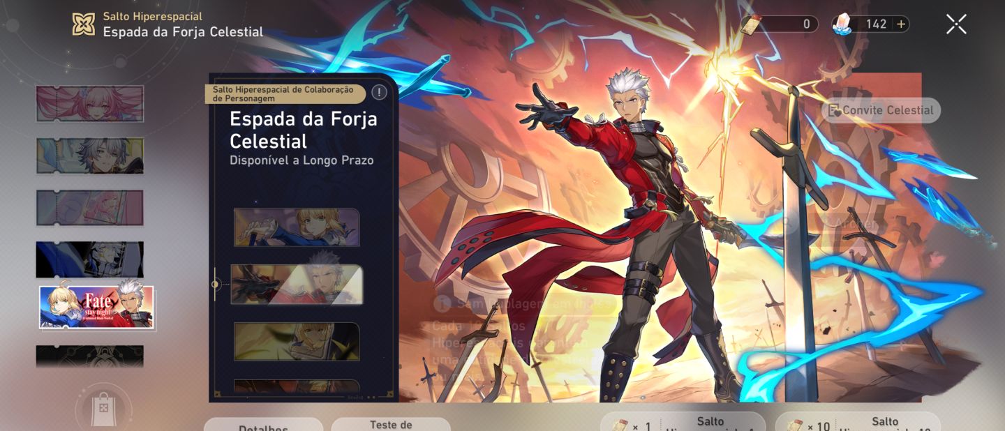 Saber E4 + arma assinatura/ conta no Endgame