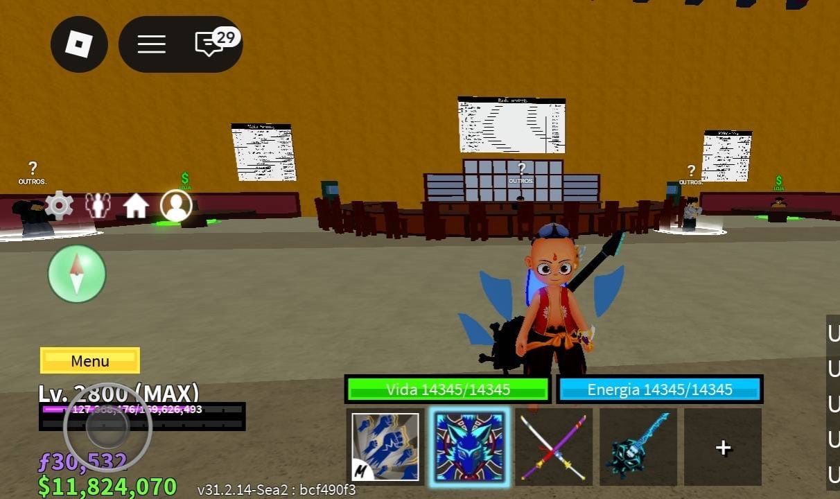 Conta roblox blox fruit