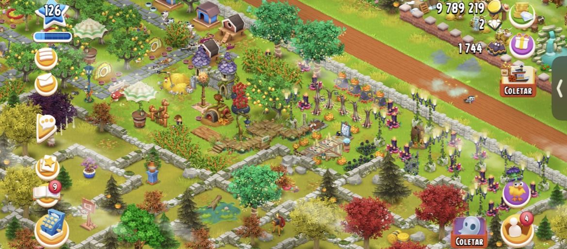 CONTA INCRIVEL HAY DAY | LVL 126 | TODAS AS MAQUINAS + 9.8 MILHOES DE MOEDAS