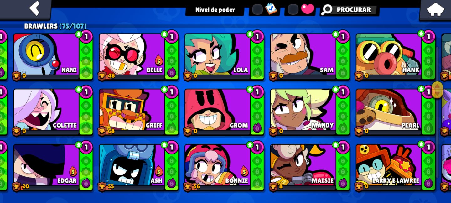 CONTA DE BRAWL STARS FA 9K TROFÉUS INICIANTE