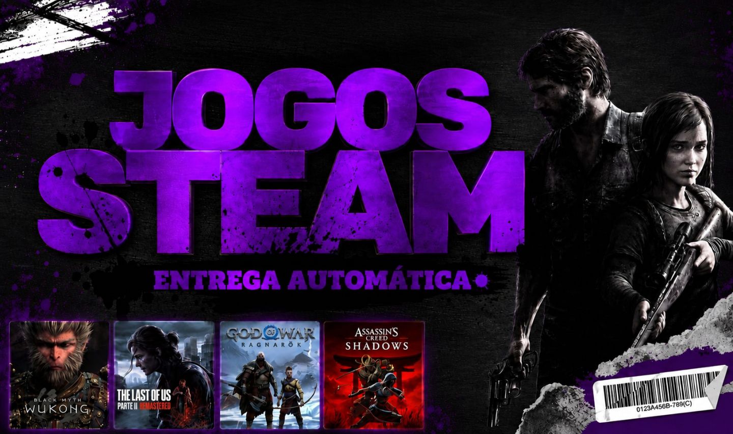 JOGOS DO MOMENTO PARA PC - CONTAS STEAM OFFLINE [ENTREGA AUTOMÁTICA]