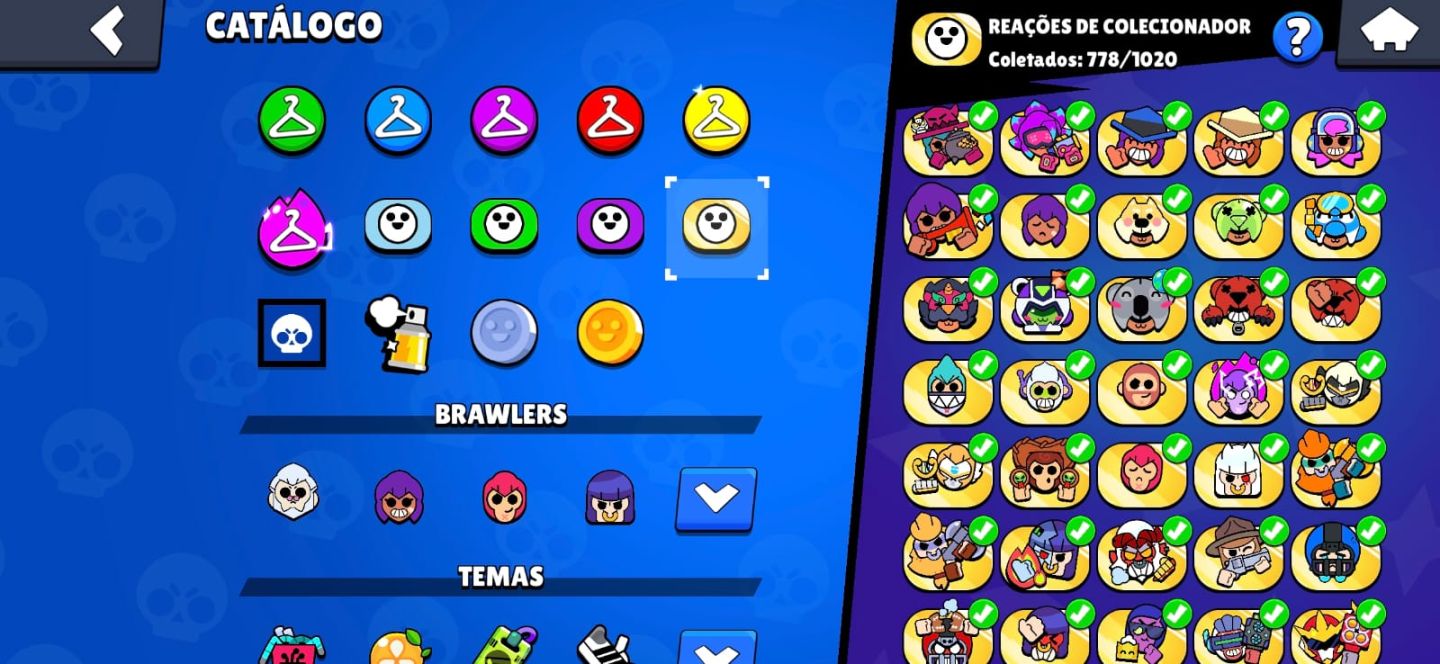 CONTA DE BRAWL STARS ANTIGA 105K DE TROFEUS JUNTO COM CLASH ROYALE 11K+ TROFEU