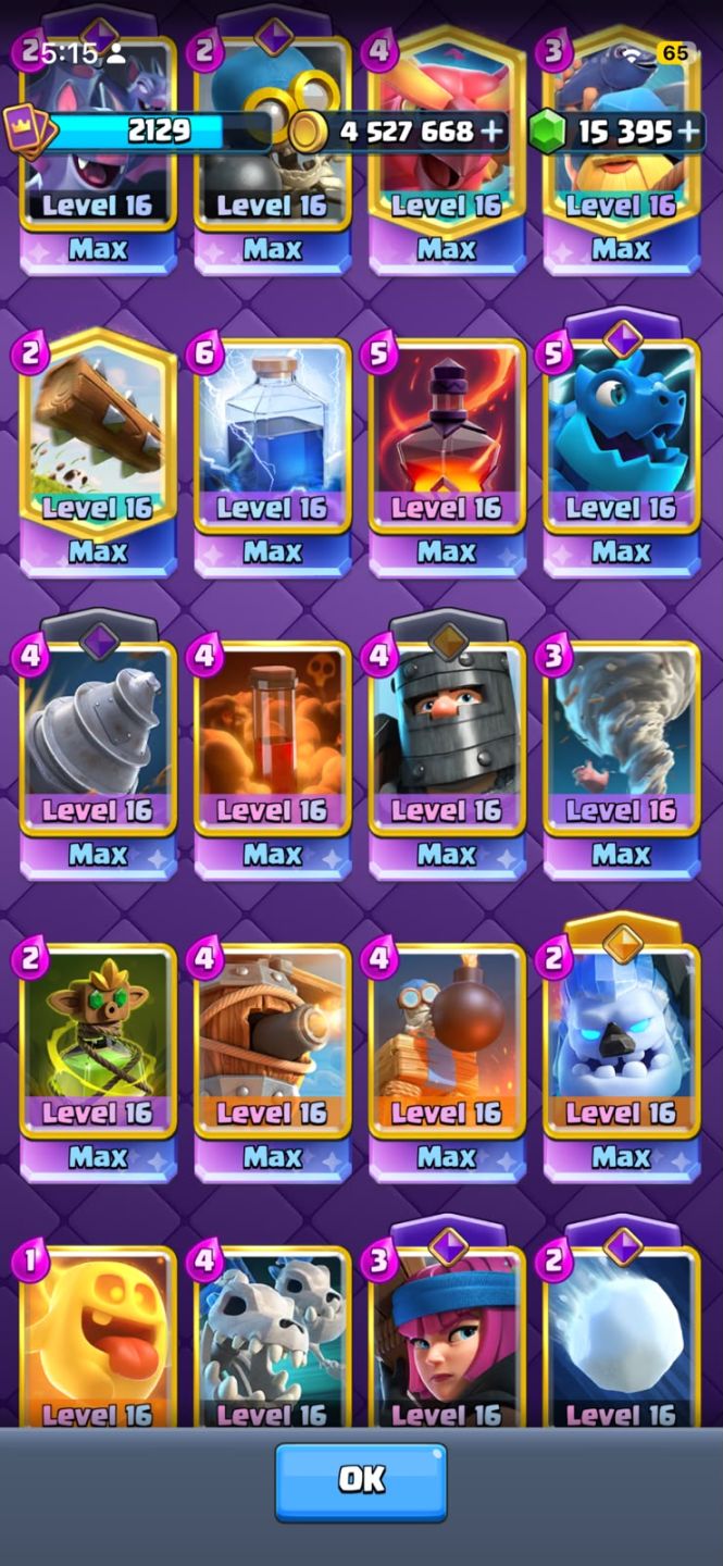 CONTA TOP Clash Royale (+10 anos de jogo e vários itens raros)