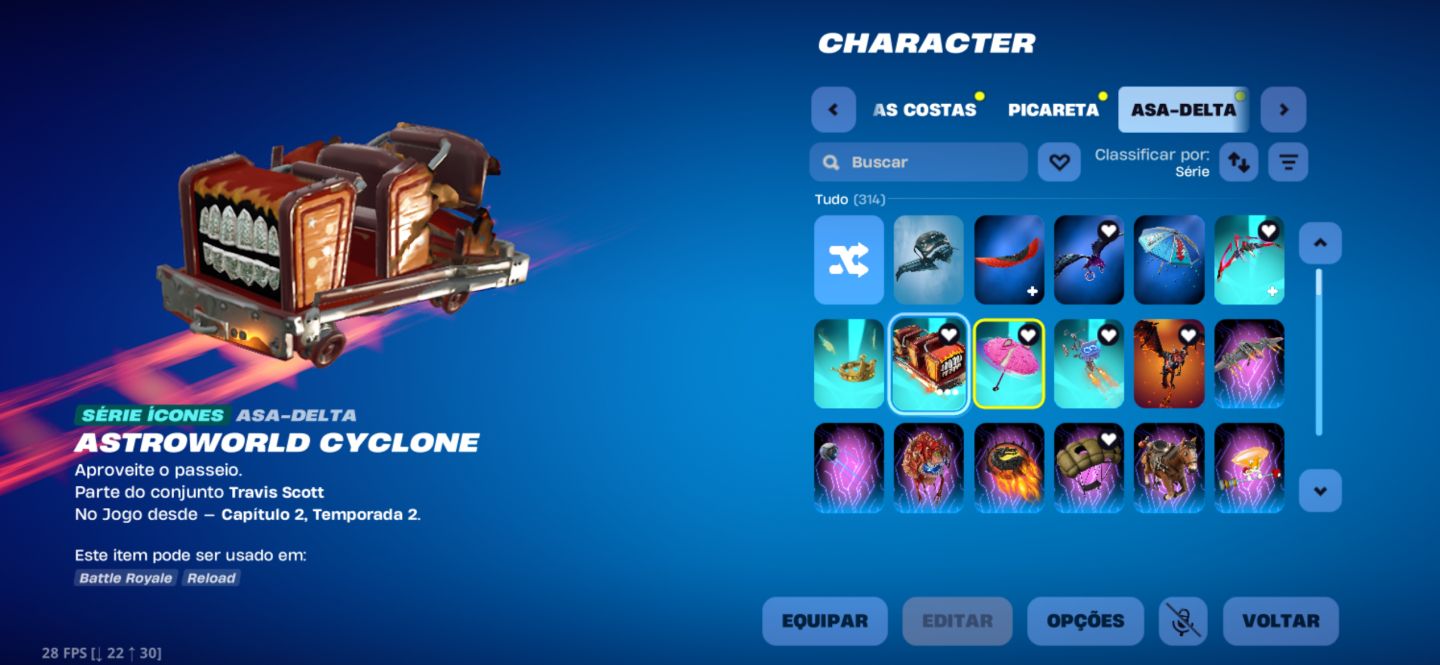 Conta fortnite 385 Skins escolhidas a dedo !!! Muita coisa q não voltam mais!!!!