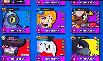 CONTA BRAWL STARS EX MAIN MORTIS QUASE TODAS AS SKINS DELE E MUITO MAIS