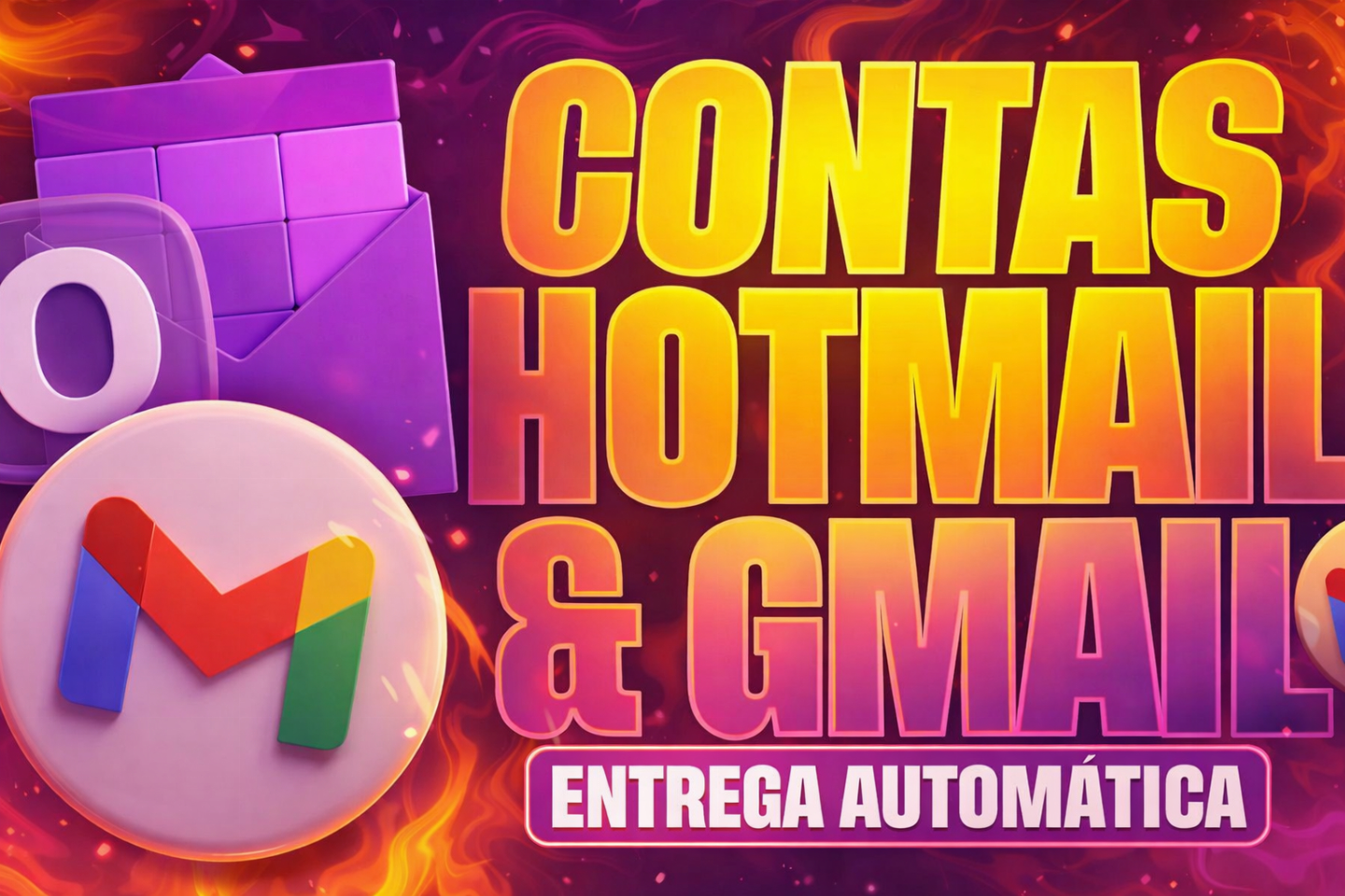 [MELHOR PREÇO DA GGMAX] CONTAS GMAIL NOVAS E HOTMAIL IP BR - ENTREGA AUTOMATICA