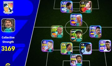 CONTA EFOOTBALL MOBILE ( ÁLVAREZ106, DANI OLMO105,JAMES105, VOZINHA)