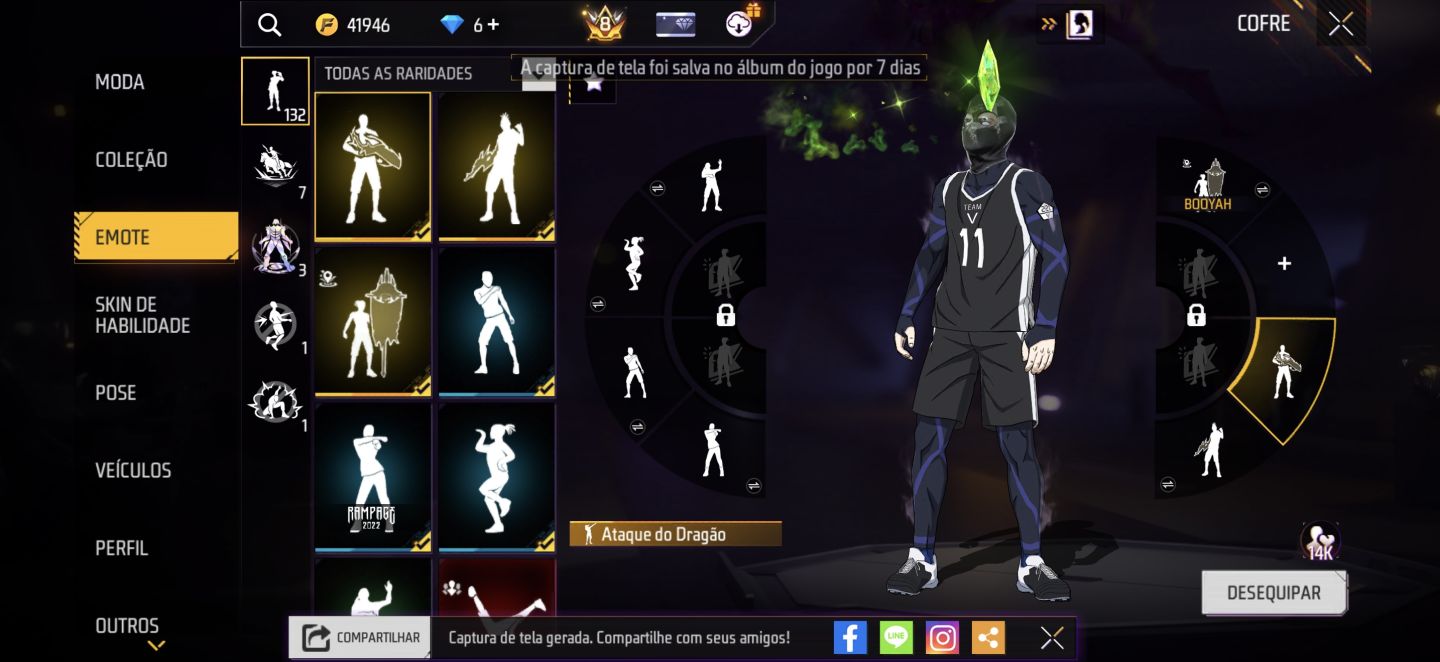CONTA FREE FIRE PRIME 8 MAX | LV. 79 | MUITO COMPLETA