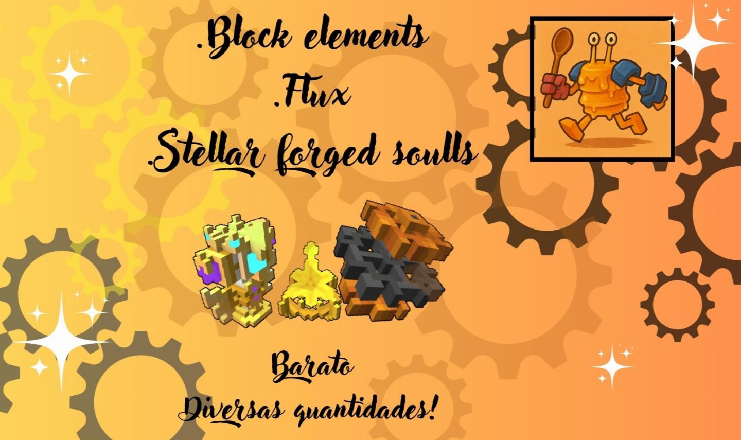 Trove Block Element + flux + stellar soul! Barato! Pc/Mac